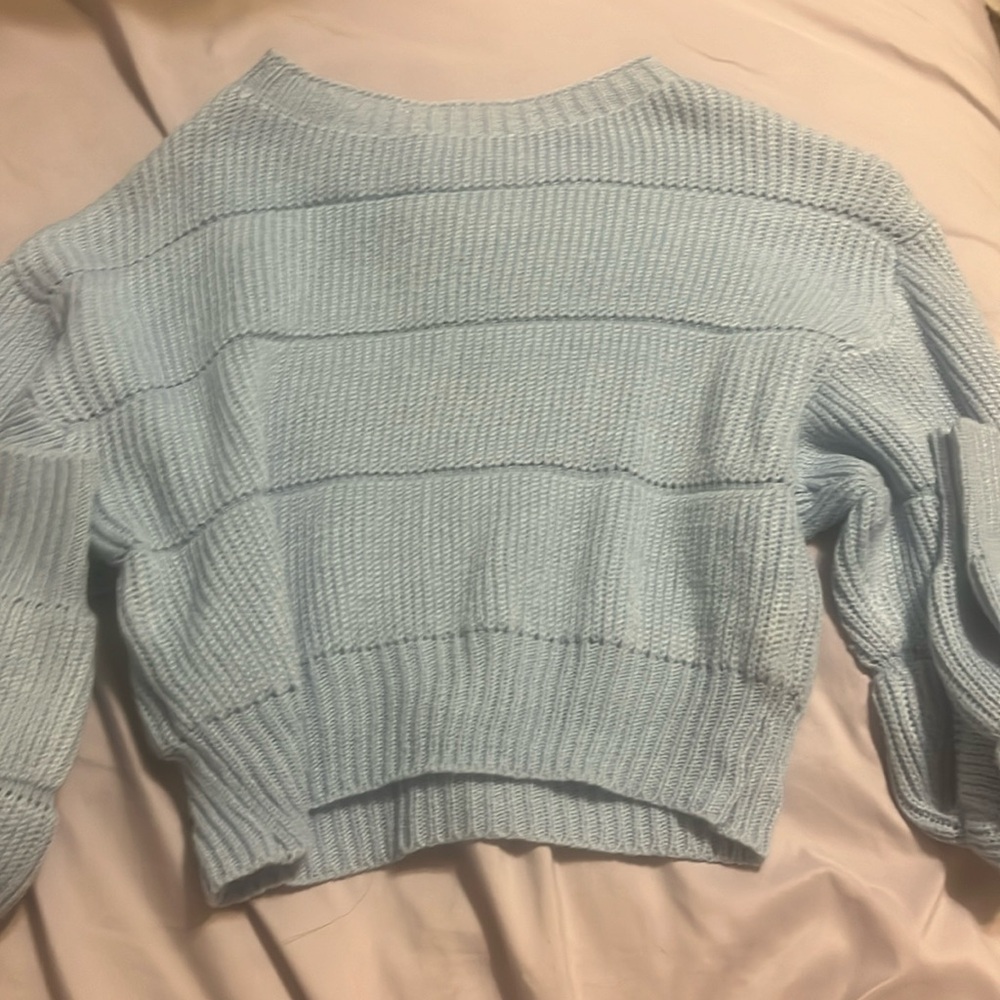 cute blue sweater